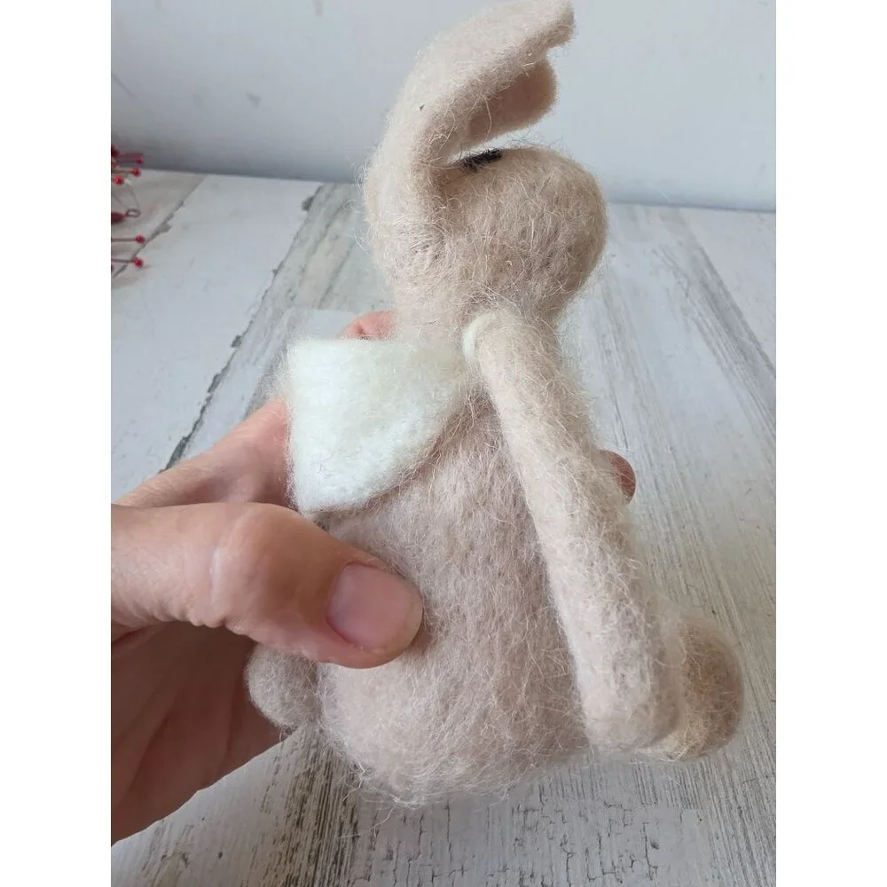 Shabby chic Easter bunny‎ rabbit spring decor village